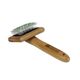 Bamboo Groom Soft Slicker Brush Small - bambusowa szczotka pudlówka z bezpiecznymi pinami, dla małego psa i kota