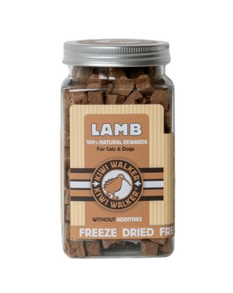 Kiwi Walker Snacks Lamb 90g - 100% jagnięcina, liofilizowane, naturalne przysmaki dla psa i kota