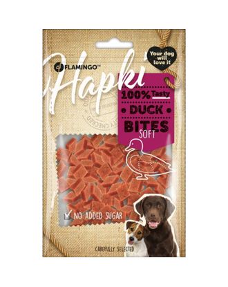 Flamingo Snack Duck Soft Bites 85g - przysmaki dla psa, miękkie smaczki z kaczki