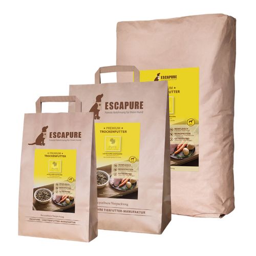 Escapure Premium Pute - wysokiej jakości karma dla psa, indyk wypiekany w piecu