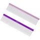 Madan Professional Light Comb 19cm - profesjonalny, lekki grzebień z aluminiowym uchwytem, rozstaw 3mm/piny 3,5cm