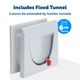 PetSafe Staywell Classic Cat Flap with Tunnel White - drzwiczki dla kota, z tunelem, 4 możliwości ustawienia