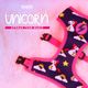 Dashi Unicorn Neo Mesh Harness - bezuciskowe, dwustronne szelki dla psa, z neoprenu, wzór jednorożce