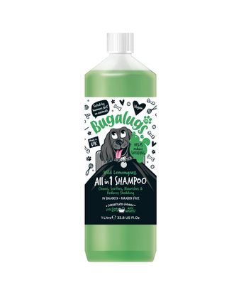 Bugalugs All in 1 Shampoo - szampon z odżywką dla psa, zmniejszający wypadanie sierści, koncentrat 1:10 - 1L