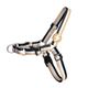 Dashi Stripes Brown & Black Front Harness - szelki norweskie dla psa, no-pull, paski brązowo-czarne