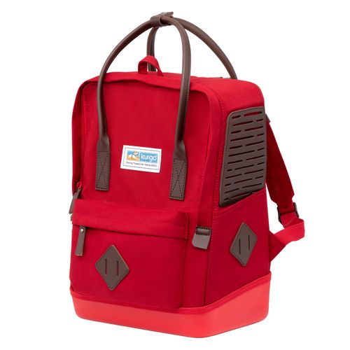 Kurgo Nomad Carrier Red - plecak dla małego psa i kota, czerwony
