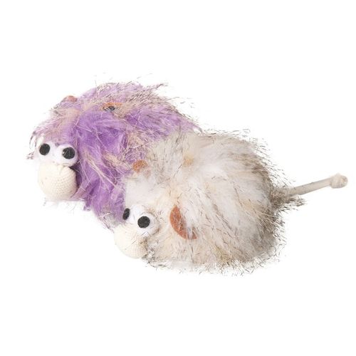 Flamingo Cat Wooly Monster - włochata zabawka dla kota, stworek z kocimiętką