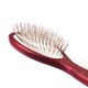 Blovi Red Wood Pin Brush - Large, Soft with 17mm Metal Safe Pins