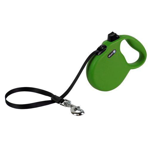 Alcott Wanderer Retractable Leash 5m Green - smycz automatyczna dla psa, zielona