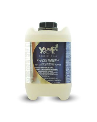 Yuup! Professional Gentle Shampoo - łagodny szampon dla szczeniaka, psa alergika, z wrażliwą skórą. Koncentrat 1:20 - Pojemność: 5L