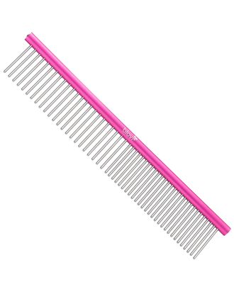 Blovi Ultralight Comb 16cm - bardzo lekki grzebień metalowy dla psa, mieszany rozstaw pinów (50/50)