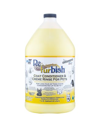 Double K Refurbish Conditioner & Detangler - odżywka dla psa i kota z długą lub obfitą sierścią, pomaga usunąć martwy włos, koncentrat - 3,8L