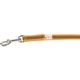Julius K9 Color & Gray Supergrip Leash With Handle Orange - smycz dla psa, antypoślizgowa, pomarańczowa