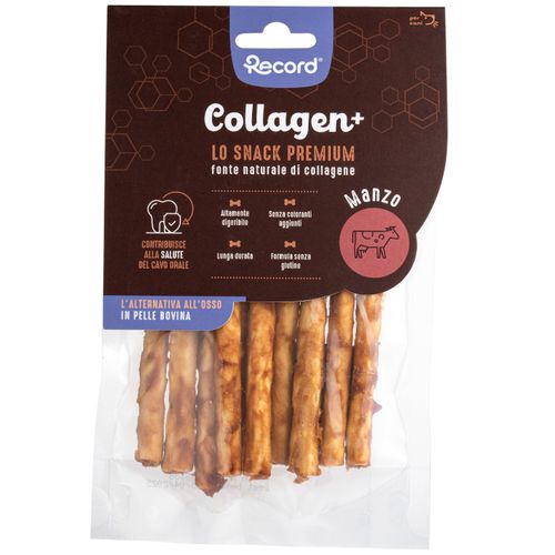 Record Collagen+ Premium Snack - przekąska dla małego psa, bogata w kolagen