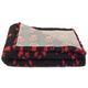 Blovi DryBed VetBed A - Non Slip Pet Bed, Black-Red