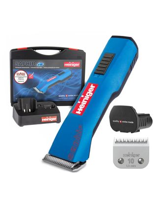 Heiniger Saphir - profesjonalna, bezprzewodowa maszynka do strzyżenia z ostrzem nr 10 - Jeden akumulator