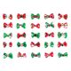 Blovi Christmas Bows Mix 25szt. - świąteczne kokardki dla psa, na gumce, mix wzorów