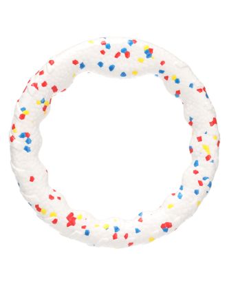 Flamingo Kona Ring 23cm - ringo dla psa z pianki, lekkie, pływające, białe