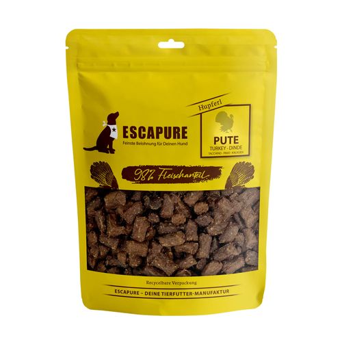Escapure Hupferl Pute 150g - naturalne przysmaki dla psa, indyk