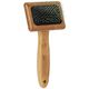 Bamboo Groom Soft Slicker Brush Small - bambusowa szczotka pudlówka z bezpiecznymi pinami, dla małego psa i kota