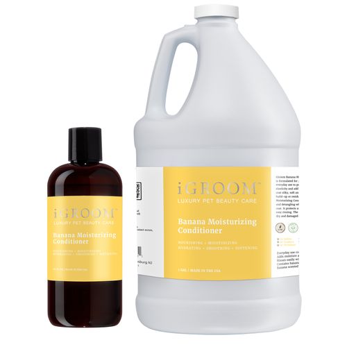 iGroom Banana Conditioner - nawilżająca odżywka dla psa i kota 