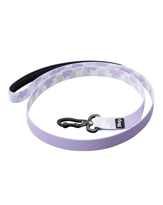 Julius-K9 MoreColor Leash Cartoon 120cm - smycz taśmowa dla psa, neoprenowy uchwyt, w kwiatki