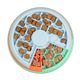 Nina Ottosson Puppy Lickin' Layers Level 2 - gra edukacyjna i miska spowalniająca jedzenie dla szczeniąt i małych psów, poziom 2