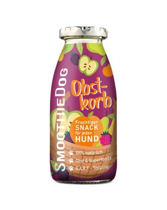 SmoothieDog Fruit Basket 250ml - smoothie dla psa, owoce i superfoods