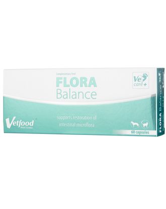 Vetfood Flora Balance - preparat wspierający pracę przewodu pokarmowego, dla psa i kota