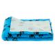 Blovi DryBed B - Non-Slip Pet Bed, Sky-blue with Black Paws