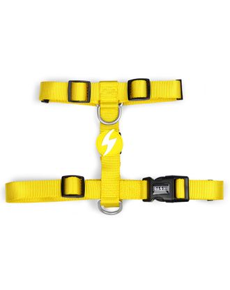 Dashi Solid Back Harness Yellow - regulowane szelki guard dla psa, żółte