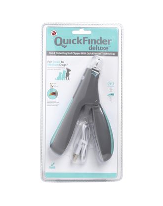 Miracle Care QuickFinder Deluxe Trimmer 2.0 - gilotynka do pazurów małych i średnich psów, z czujnikiem zabezpieczającym przed zbyt krótkim obcięciem