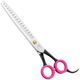 P&W The BlackSmith Chunker Scissors 7,5" - najwyższej jakości, profesjonalne degażówki jednostronne, 16 ząbków
