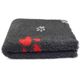Blovi DryBed VetBed A+ - Non-Slip Pet Bed, Graphite-Red