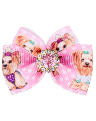 Blovi Bow Glamour kokardka w yorki z ozdobnym kamieniem