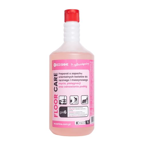 Eco Shine Floor Care 1L - preparat o zapachu orientalnych kwiatów do pielęgnacji i odnawiania podłóg