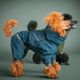 Hurtta Extreme Overall II Arctic Sea - Winter Dog Bodysuit with Heat-Retaining Lining, Sea Blue