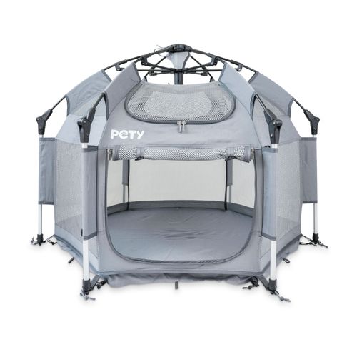 Pety Playpen Small - namiot dla małego psa na wystawę, zawody, plażę, camping z matą i pokrowcem