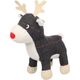 Flamingo Christmas Araceli Reindeer - zabawka świąteczna dla psa, pluszowy renifer z piszczałką, szary