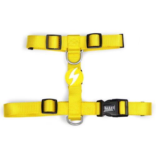 Dashi Solid Back Harness Yellow - regulowane szelki guard dla psa, żółte