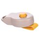 Flamingo Puppy Love Training Clicker Taupe - kliker dla psa, z gumką na palec, beżowy