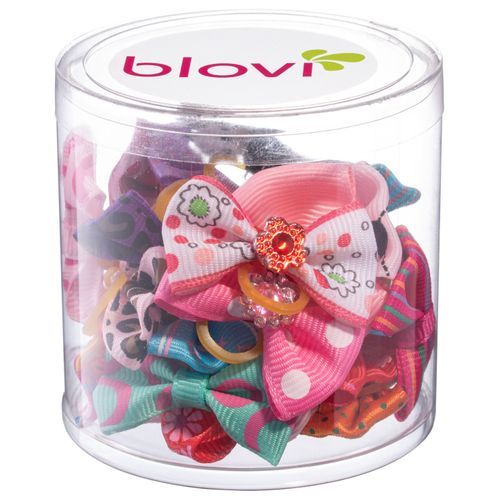Gumki kokardki dla psa Blovi 25 szt., mix wzorów