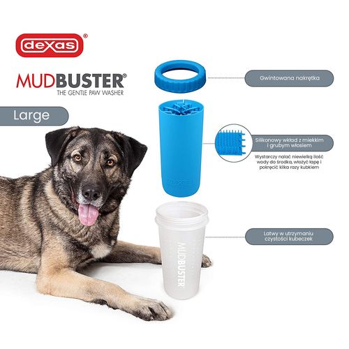 Dog paw cleaner sales large