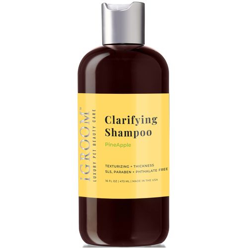 iGroom Clarifying Pineaple Shampoo - oczyszczający szampon dla psa i kota, o zapachu ananasa, koncentrat 1:16