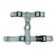 Dashi Solid Back Harness Grey - regulowane szelki guard dla psa, szare