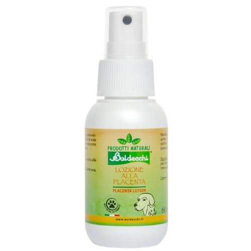 Baldecchi Placenta Lotion 60ml - preparat zapobiegający wypadaniu sierści, z placentą i wyciągiem z tymianku