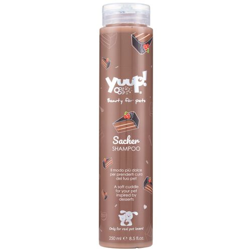 Yuup! Sacher Shampoo 250ml - perfumowany szampon dla psa i kota, tort czekoladowy