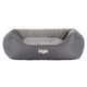 Blovi Bed Milano Minky Gray - Comfortable & Soft Dog Bed