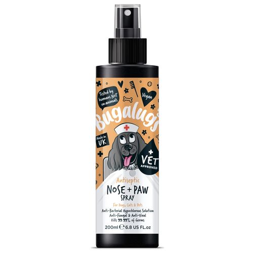 Bugalugs Antiseptic Nose Paw Spray 200ml - spray na łapy i nos psa 