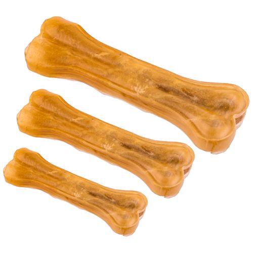 Maced Chewing Smoked Bone - kość do żucia z  wędzonej i prasowanej skóry wieprzowej